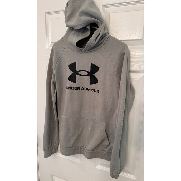 Under Armour light gray hoodie sweatshirt - Picture 1 of 4